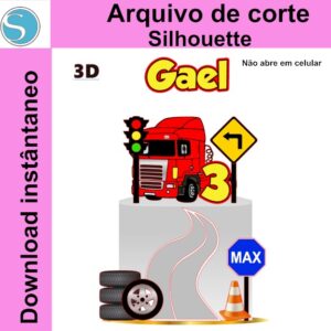 Topo De Bolo Carreta/Scania - Arquivo